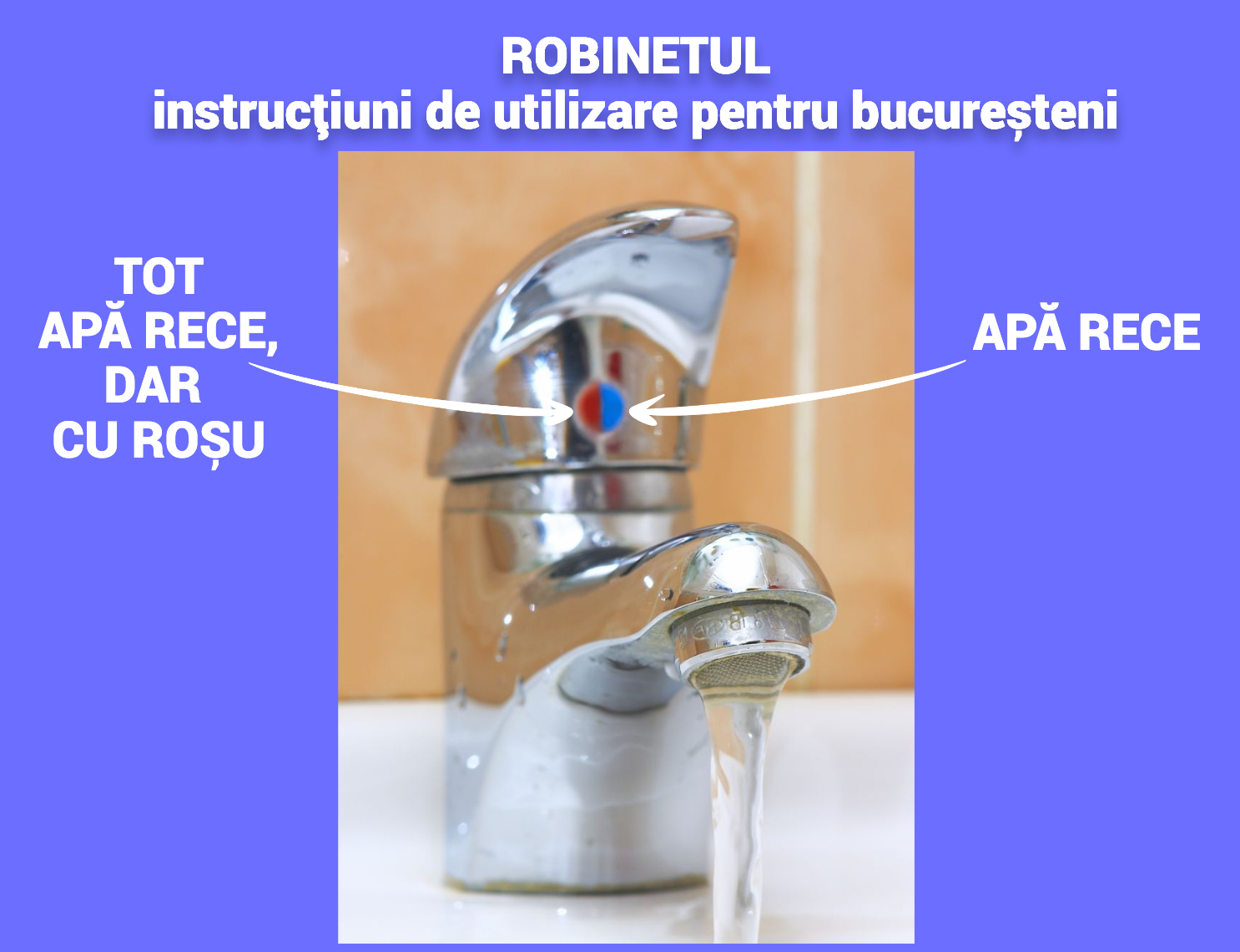 FOTO „Čiaupas - naudojimo instrukcija tik Bukarešto gyventojams“ Tikriausiai pats mieliausias memu apie ir taip labai nemalonų termo sezoną