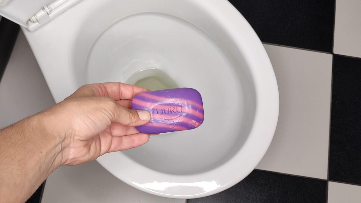 Nupjaukite muilą