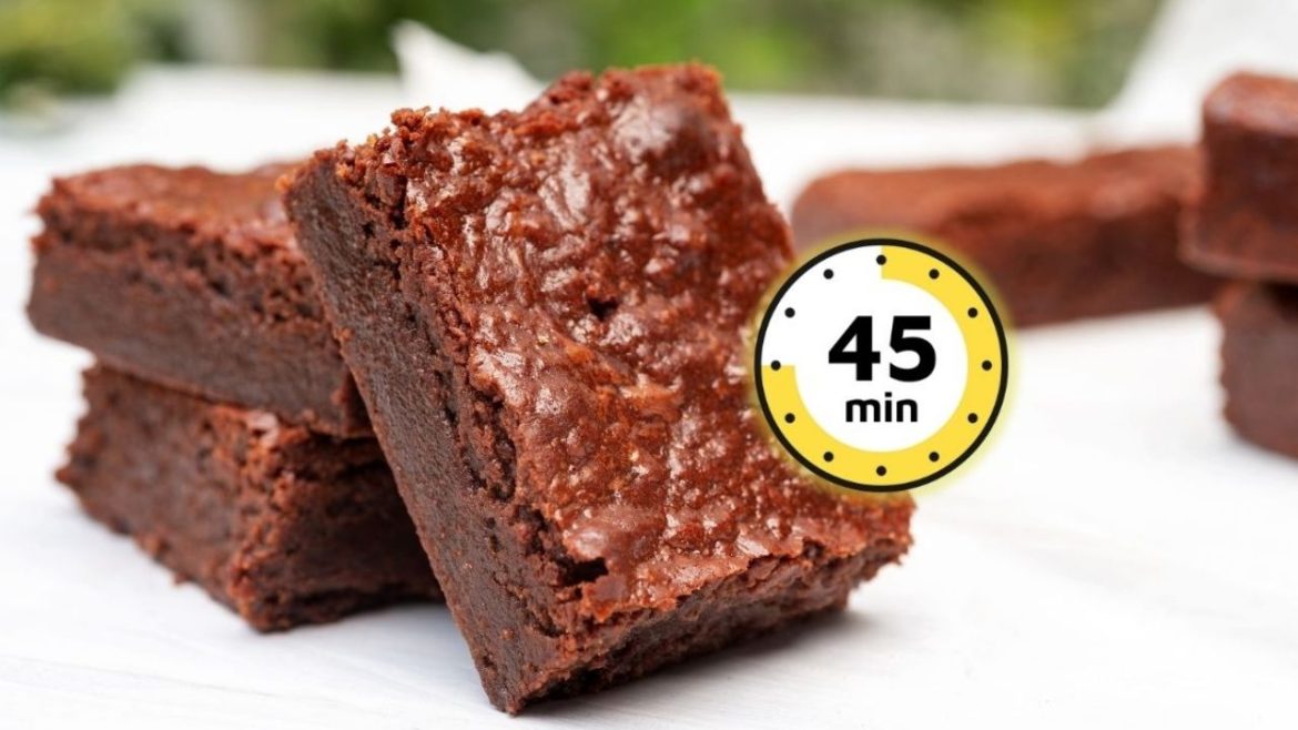 Ni harina ni azúcar: aprende a hacer un delicioso brownie saludable con solo 8 ingredientes