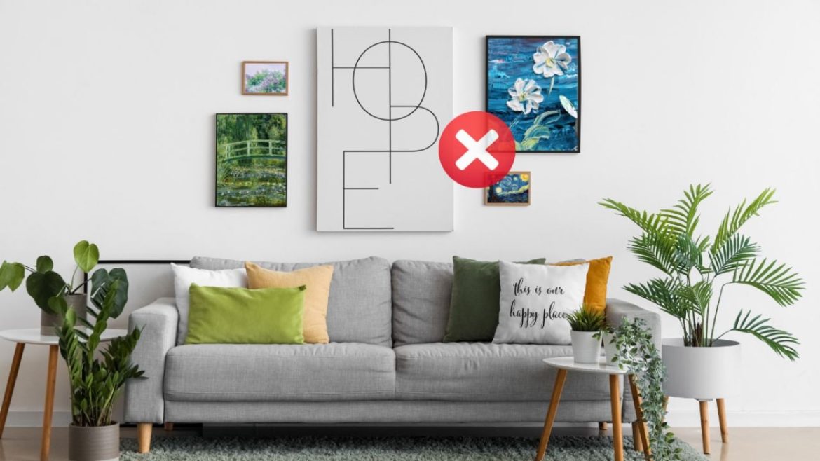 Los cuadros rectangulares son cosa del pasado; esta es la nueva tendencia deco para tu living