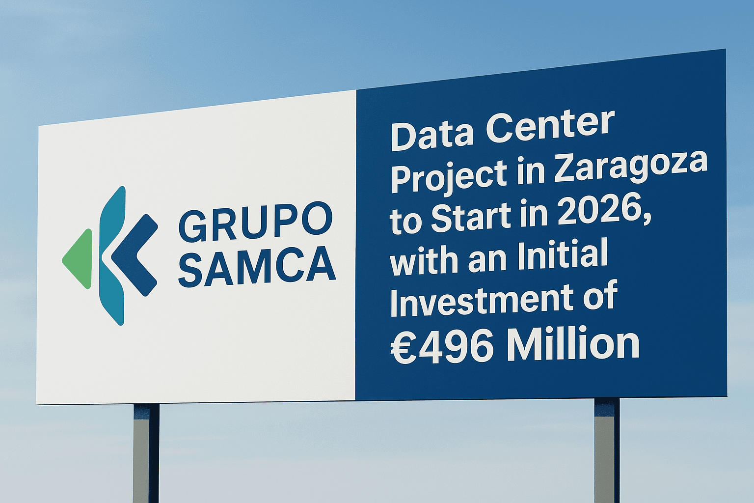 "Grupo Samca" savo duomenų centro projektą Saragosoje pradės 2026 m., į pradinį investavimą investuodama 496 milijonus eurų